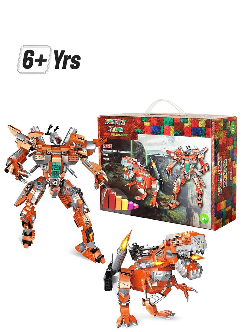 PEAKY KIDS Dinosaur Model Building Blocks Collectible 3D Building Micro Mini Blocks Bricks Set Construction Learning & Educational DIY Stem Toy Engineering Kit Gift Toys for Boy  - Image 1