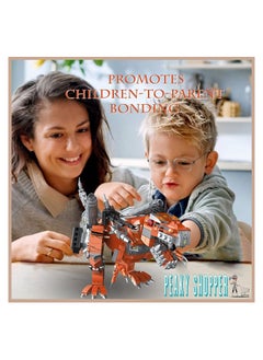 PEAKY KIDS Dinosaur Model Building Blocks Collectible 3D Building Micro Mini Blocks Bricks Set Construction Learning & Educational DIY Stem Toy Engineering Kit Gift Toys for Boy  - Image 4