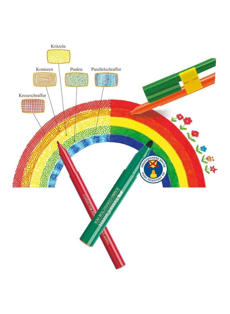 FABER-CASTELL Faber-Castell Connector Felt Pen 20 Color  - Image 4