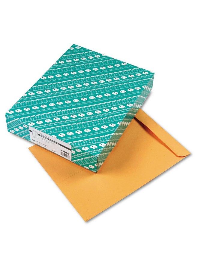 كوالتي بارك مغلفات كتالوج ثقيلة الوزن مصقولة بنية كرافت 12 × 15.5 100 لكل صندوق (41967) - Image 1