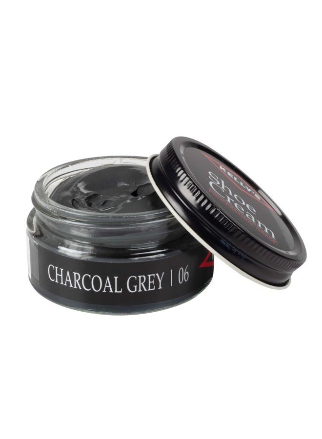 KELLYS Charcoal Grey Shoe Polish 1.5 oz - Professional Leather Shoe Cream - Image 1