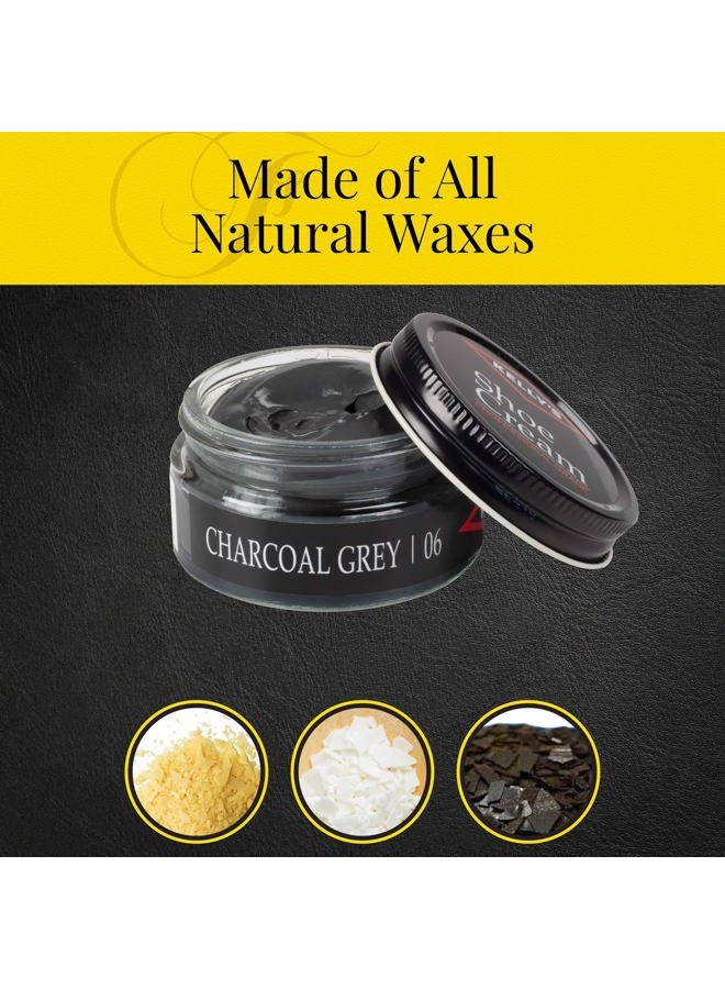 KELLYS Charcoal Grey Shoe Polish 1.5 oz - Professional Leather Shoe Cream - Image 3