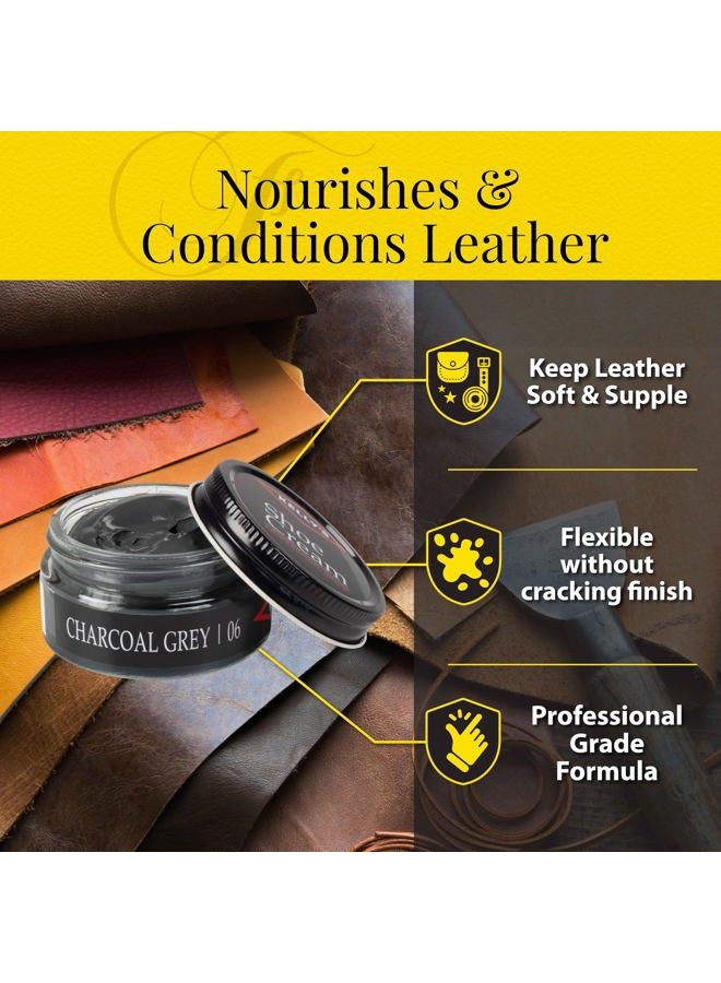 KELLYS Charcoal Grey Shoe Polish 1.5 oz - Professional Leather Shoe Cream - Image 5