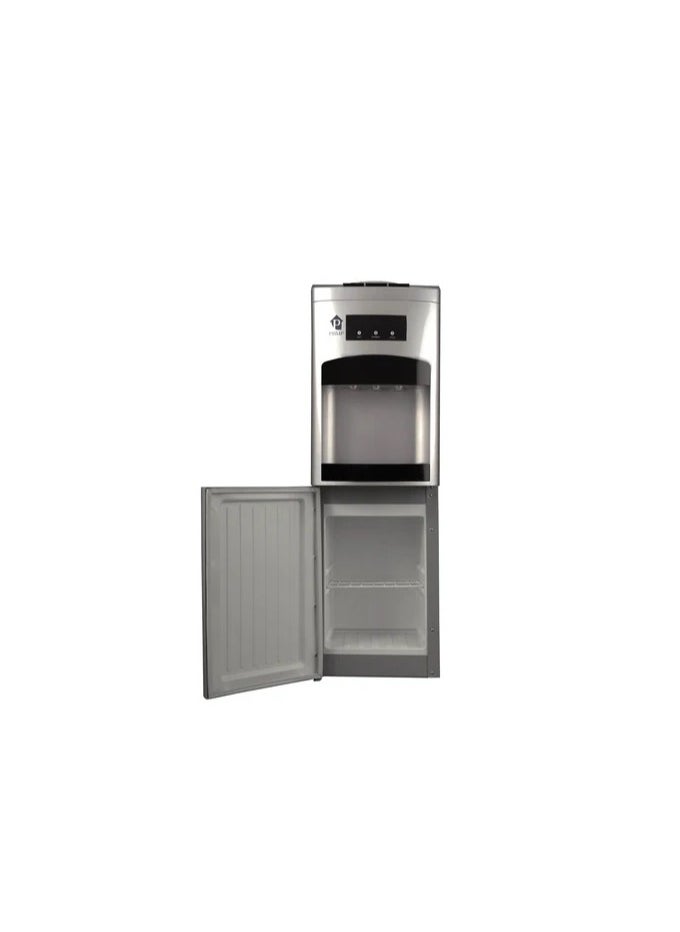 passap Water Dispenser 3 taps) Cold & Normal & Hot water (With Storage Cabinet, Power 635 watt, HD1316-Black*Silver  - Image 2