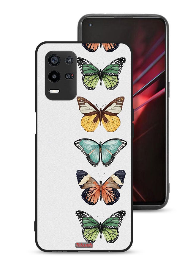 Tolwak Oppo K9x Protective Case Cover Four Butterflies - Image 1