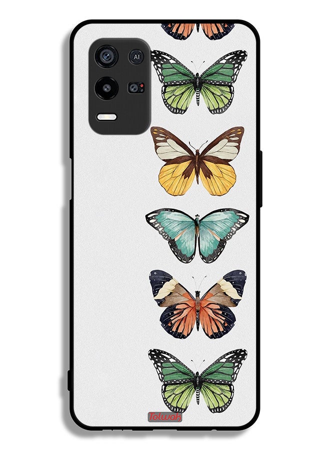 Tolwak Oppo K9x Protective Case Cover Four Butterflies - Image 2