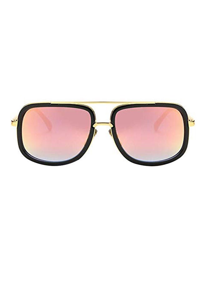 نيبمينينت نظارة شمسية بايلوت عصرية كلاسيكية بإطار مربع الشكل وجسر مزدوج للأنف - Image 1