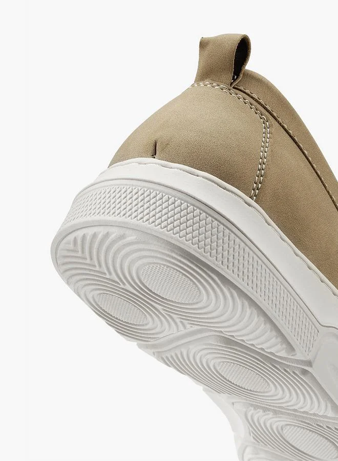 ال بي ال من شو اكسبرس Solid Slip-On Loafers with Pull Tabs