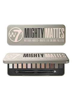 W7 Mighty Mattes Eyeshadow Palette 12 Natural Nude Colors Flawless Longlasting Makeup  - Image 3