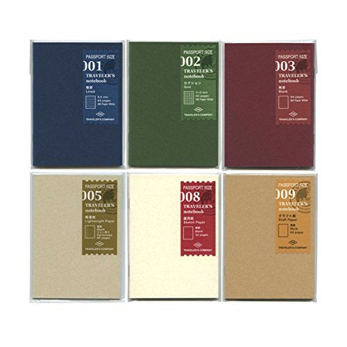 Designphil Traveler's notebook Passport size Refill lightweight paper [ 14371006 ] - Image 4