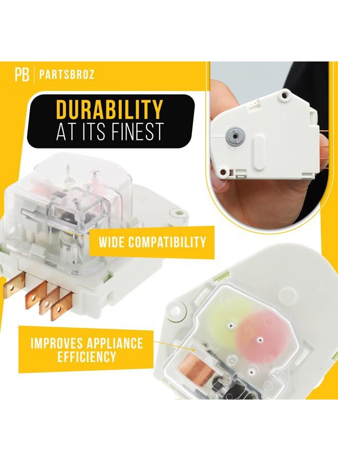 PartsBroz 215846602 Defrost Timer - Compatible with Frigidaire Kenmore Gibson Kelvinator Refrigerator - Replaces AP2111929 PS423801 604-73086 241621501 240371001 628518 3203657 8000559 FRT18B4AW2 - Image 4