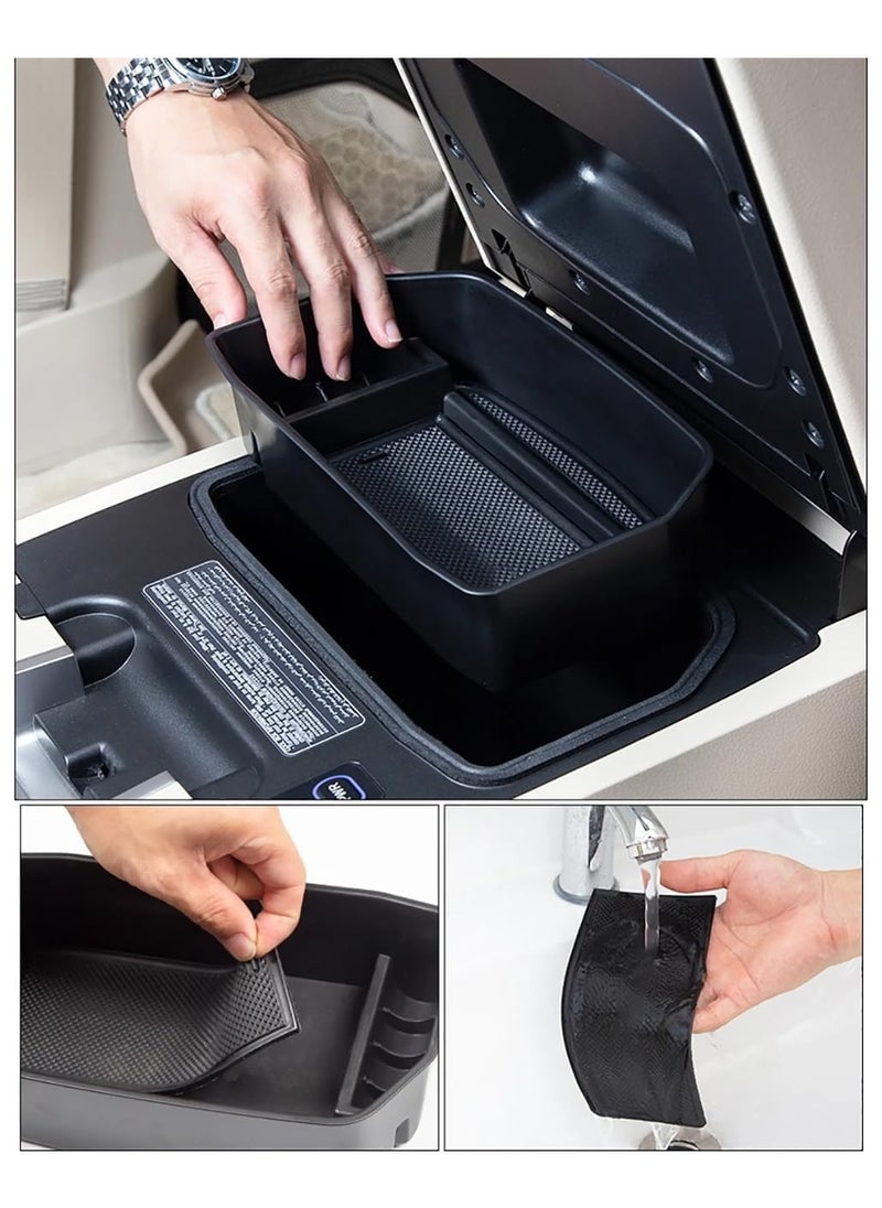 Generic - LX570 Accessories Armrest Storage Tray Box Central Armchair Console Container Tray For Lexus LX570 2007-2018 Modified Refrigerator Storage Box - Image 1