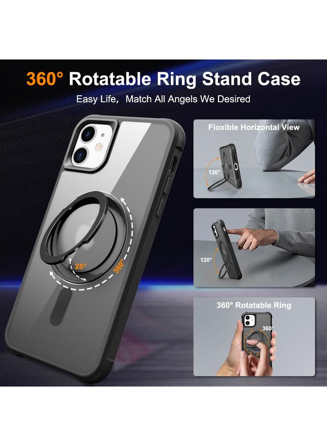 Zaboon Case For iPhone 11 MagSafe Magnetic Rotating Holder Phone Case - Image 2