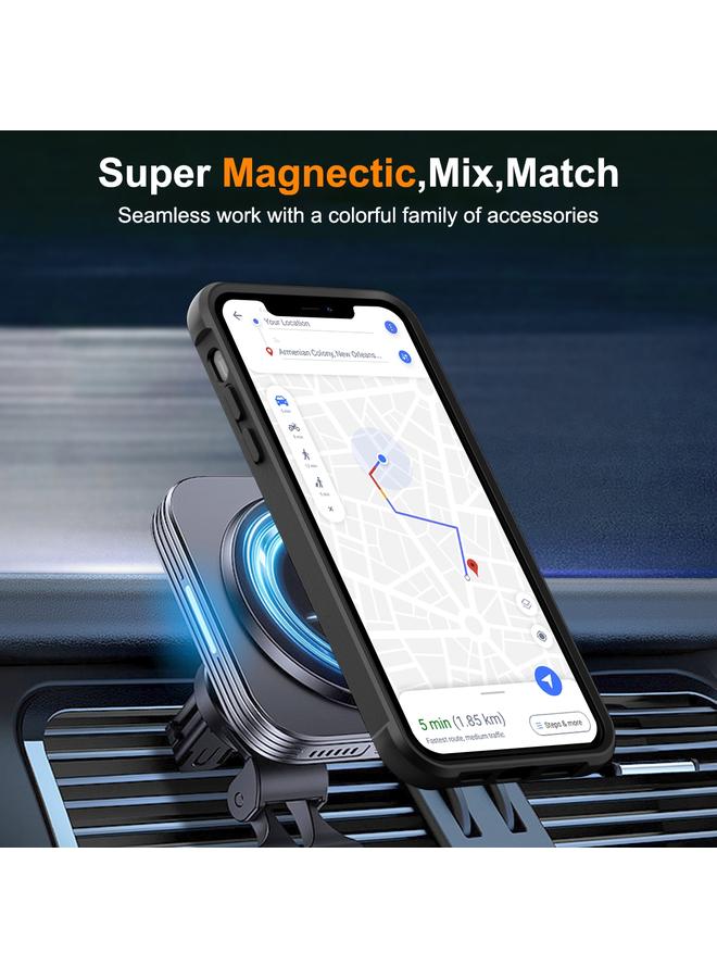 Zaboon Case For iPhone 11 MagSafe Magnetic Rotating Holder Phone Case - Image 5