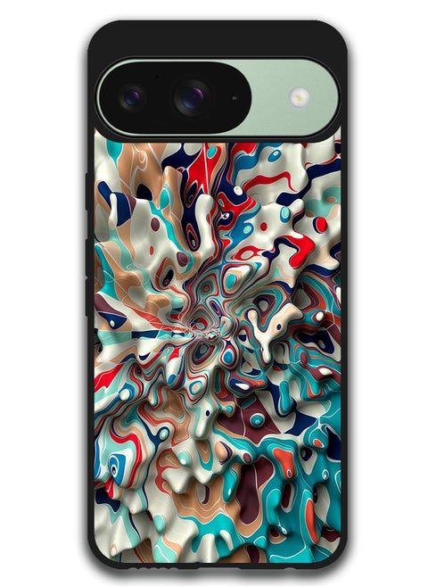 Protective Case Anti Scratch Shock Proof Bumper Cover For Google Pixel 9 Abstract 12
