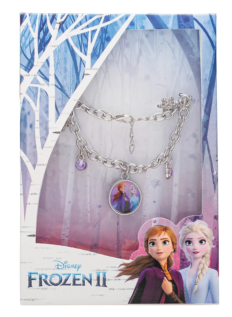 ديزني Frozen II Anna And Elsa Multicoloured Enamel Costume Charm Bracelet BH00233RL-65