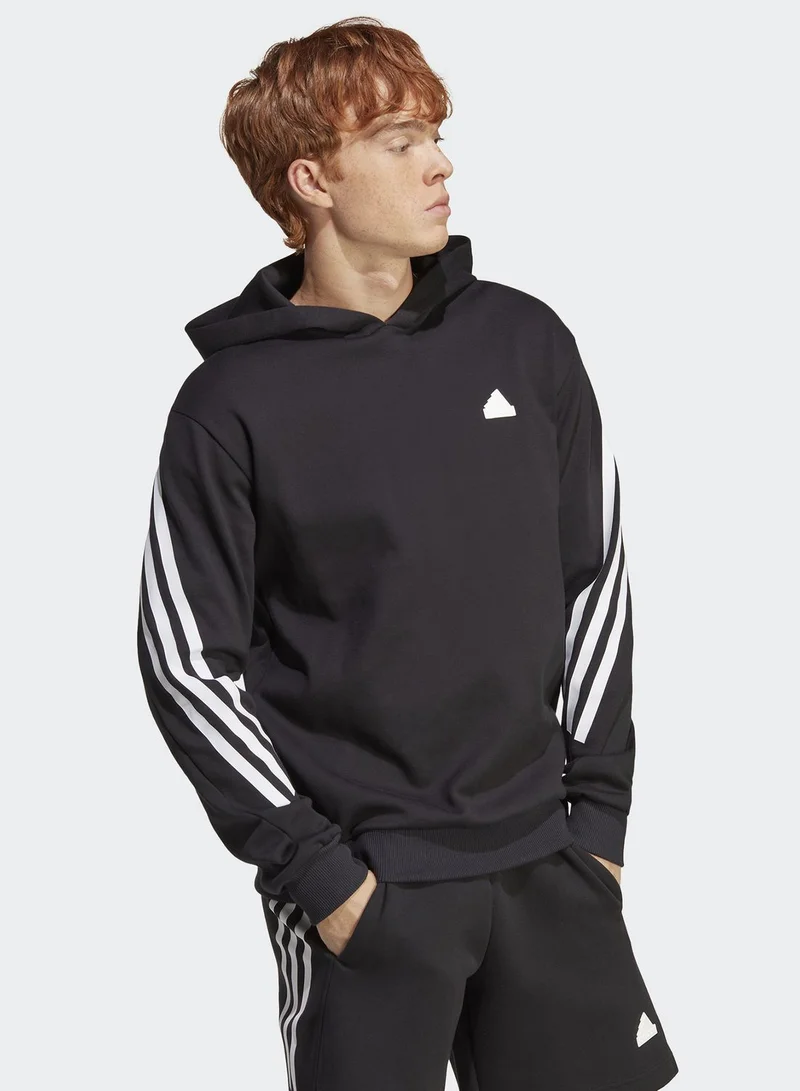 Adidas 3 Stripe Future Icons Hoodie