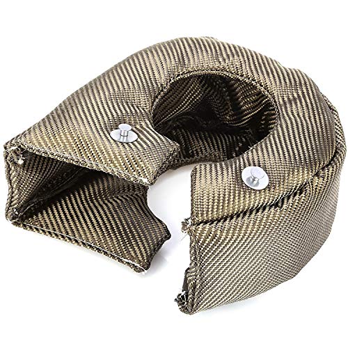 ConPus T4 Titanium Turbo Blanket Heat Shield charger Cover Wrap for T4 GT40 GT42 GT45 With Locking Springs - Image 4