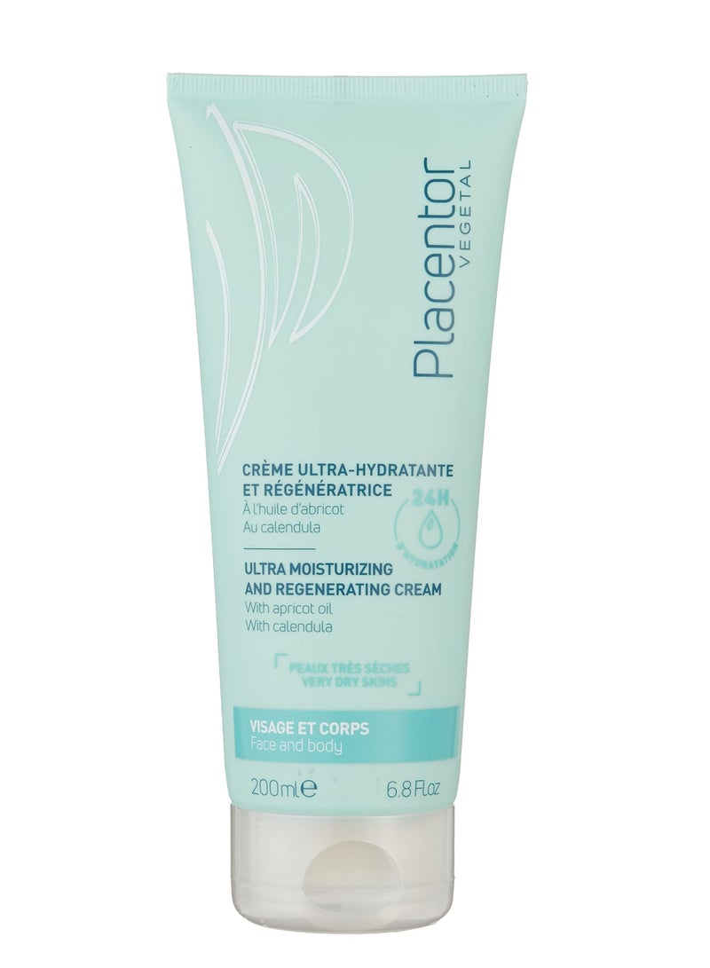 Placentor Vegetal Ultra Moisturising & Regenerating Cream 200 Ml