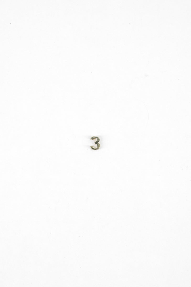 ALEX AND ANI Numerology Three Charm, Gold  - Image 1