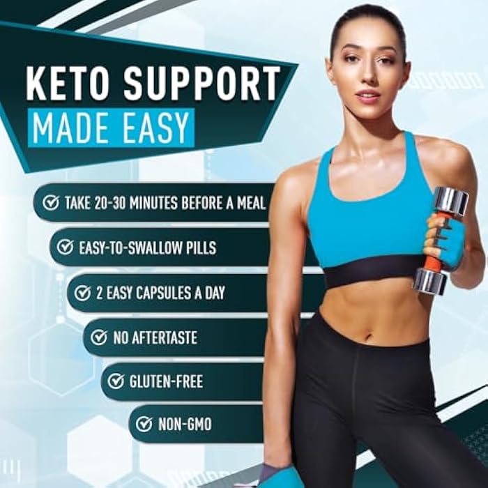 Purely Optimal Keto BHB Capsules – Exogenous Ketone Pills for Ketosis Support, Sustained Energy, Focus & Metabolism – for Women & Men, 60 Capsules - Image 3