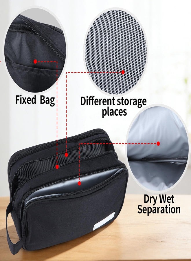 RIYADAone Travel Toiletry Bag for Men or Women Travel Organizer for Toiletries Accessories Bag - Image 4