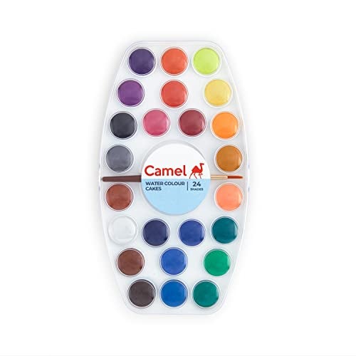 Camel Student 24-Shade Water Color Paint Cake Set - Image 1