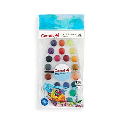 Camel Student 24-Shade Water Color Paint Cake Set - Image 2