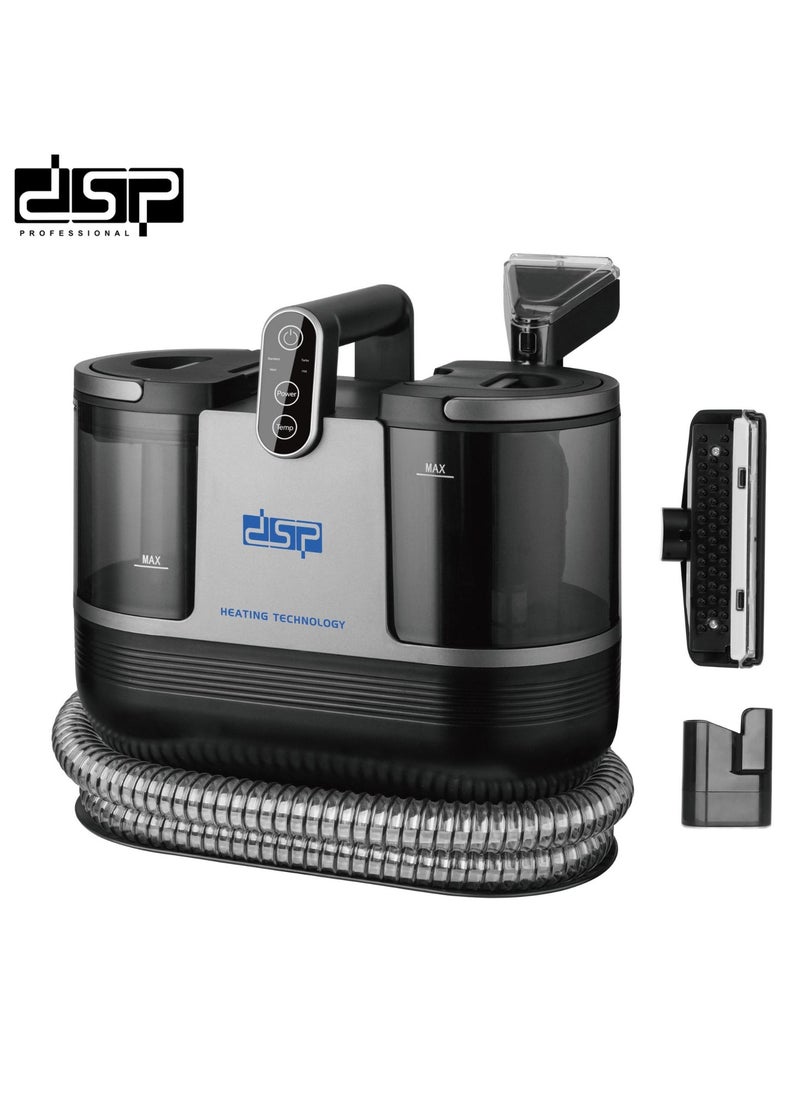 DSP - DSP KD2047 Carpet Cleaning Machine, Portable Fast Heating Spot Cleaner, 12Kpa Stain Remover Shampoo Machine for Pet, Stairs, Car Seat, Sofa, Self-cleaning, 50±5℃ Heat Washing - Image 1