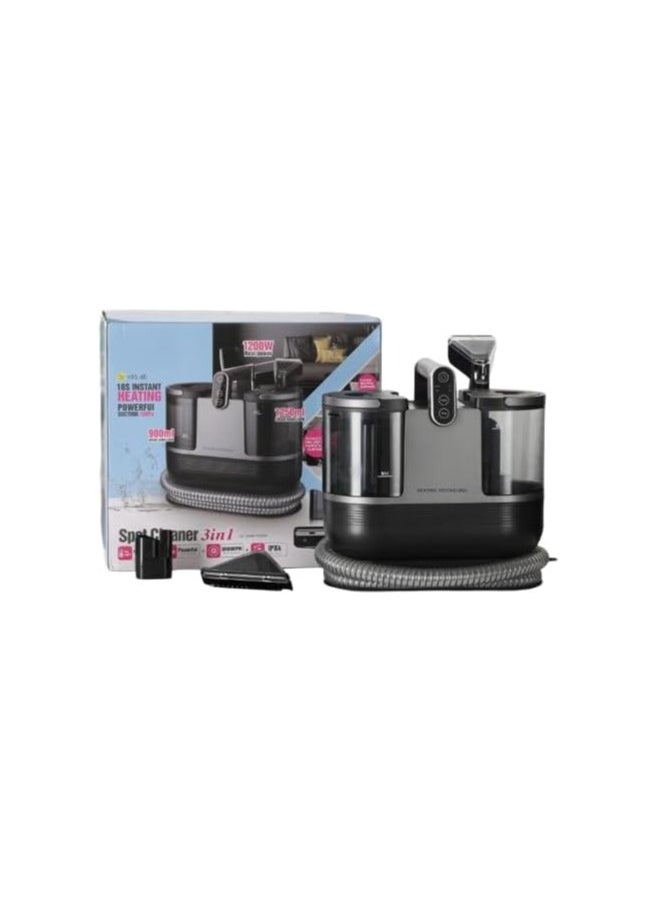 DSP - DSP KD2047 Carpet Cleaning Machine, Portable Fast Heating Spot Cleaner, 12Kpa Stain Remover Shampoo Machine for Pet, Stairs, Car Seat, Sofa, Self-cleaning, 50±5℃ Heat Washing - Image 1