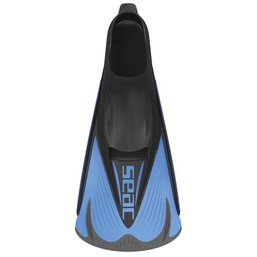 Seac SpeedS Short Swimming fins for Training in The Pool and Open Water Made in Italy Blue 78 US - Image 3