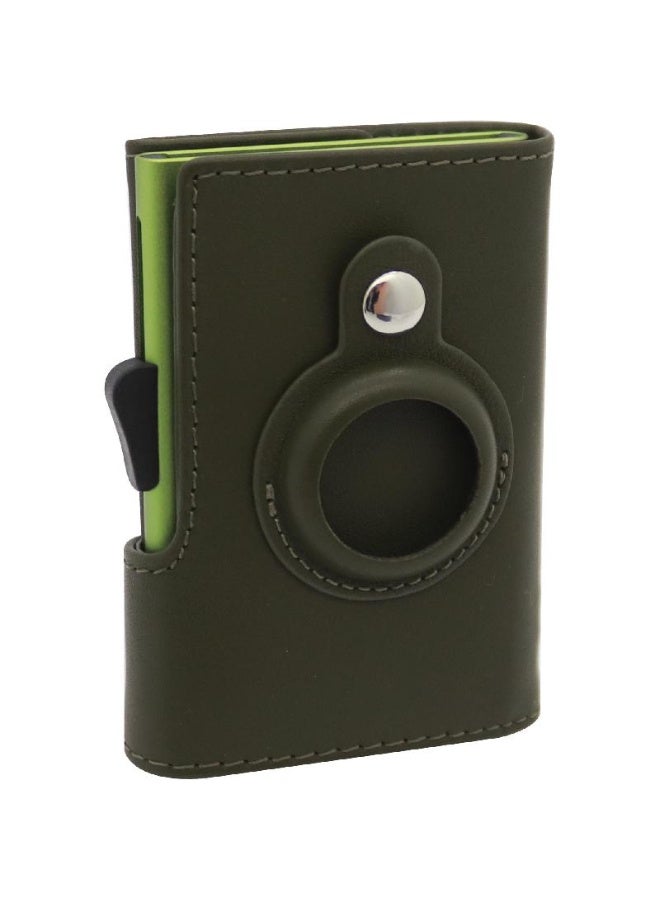 سي-سيكيور محفظة بطاقات كاجوال جلد أخضر - Image 3