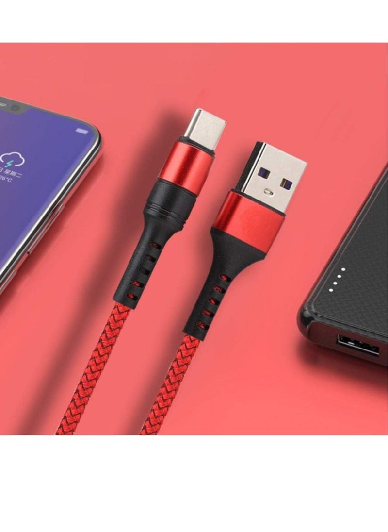 Raxoom Nylon fast charging cable, 3A lighting charger cable, CE, FCC, ROSH Certified, compatible with iPhone13 /iPhone13 mini/iPhone 13 Pro/iPhone13 Pro Max (Red, 1.2M) - Image 5