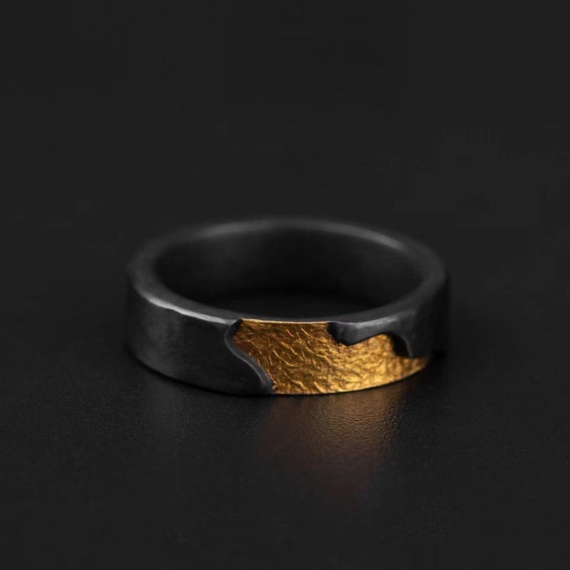 Chic Thai Silver Ring Adjustable Unisex TJ-939 "pick up light" ring
