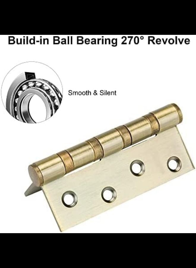 ABBASALI 4x3x3mm Door Hinges Heavy Duty Pack Of 2pcs - Image 2