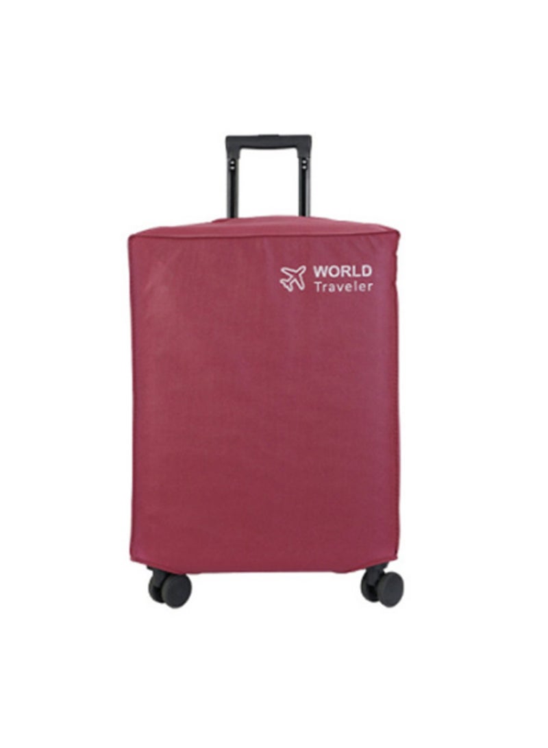 24 Inch Thick Non-Woven Suitcase Cover, High Quality Travel Suitcase Protective Cover for Wheeled Suitcases, Waterproof, Dustproof and Scratch-Resistant Suitcase Cover (Wine Red) - Image 1