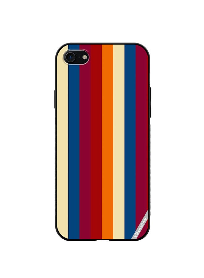 VR CREATIVE Protective Case Cover For Apple iPhone 7/8/SE 2020 Layers Design Multicolour - Image 1