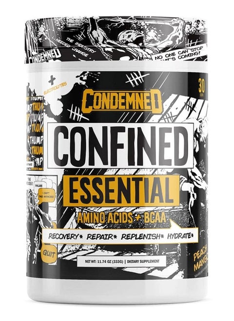Condemned Labz Confined EAA + BCAA 30 Servings-Peach Mango
