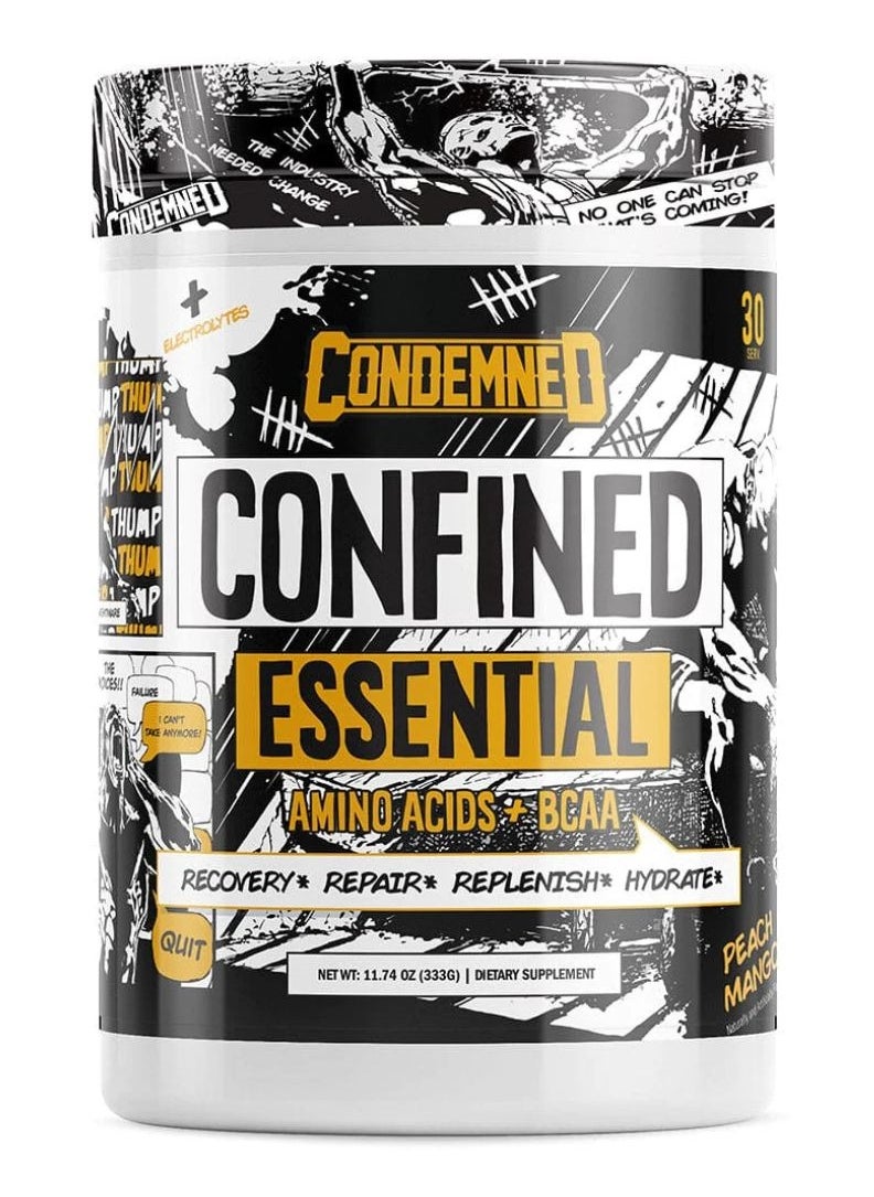 Condemned Labz Confined EAA + BCAA 30 Servings-Peach Mango