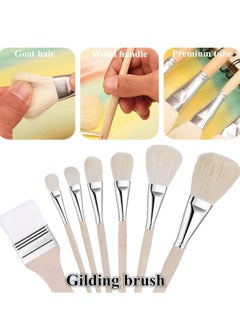 7 Pcs Brush Set, Assorted Size Mop Brushes,Versatile Painting Brushes Paint Brushes for Crafts - pzsku/Z887D2B42FFDB54D6D801Z/45/_/1734056172/9e0a07f0-acf6-4f12-aaea-f5ad1c8cc4b1