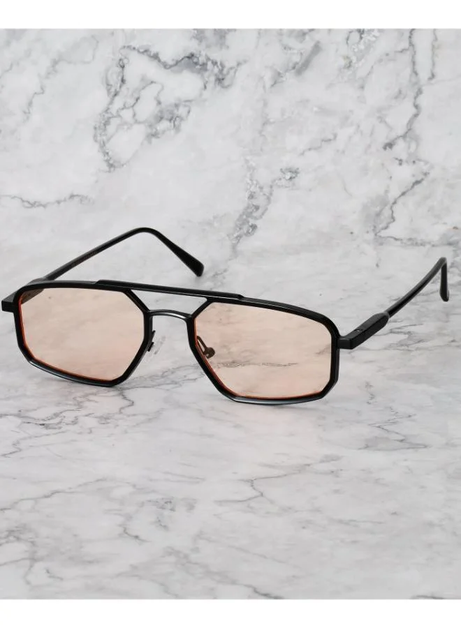 Explicit Poets Explicit Poets Unisex PABLO Black - Peach Stylish Sunglasses, 6EP14