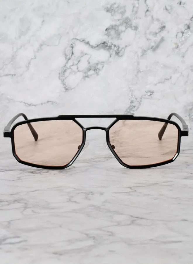 Explicit Poets Explicit Poets Unisex PABLO Black - Peach Stylish Sunglasses, 6EP14