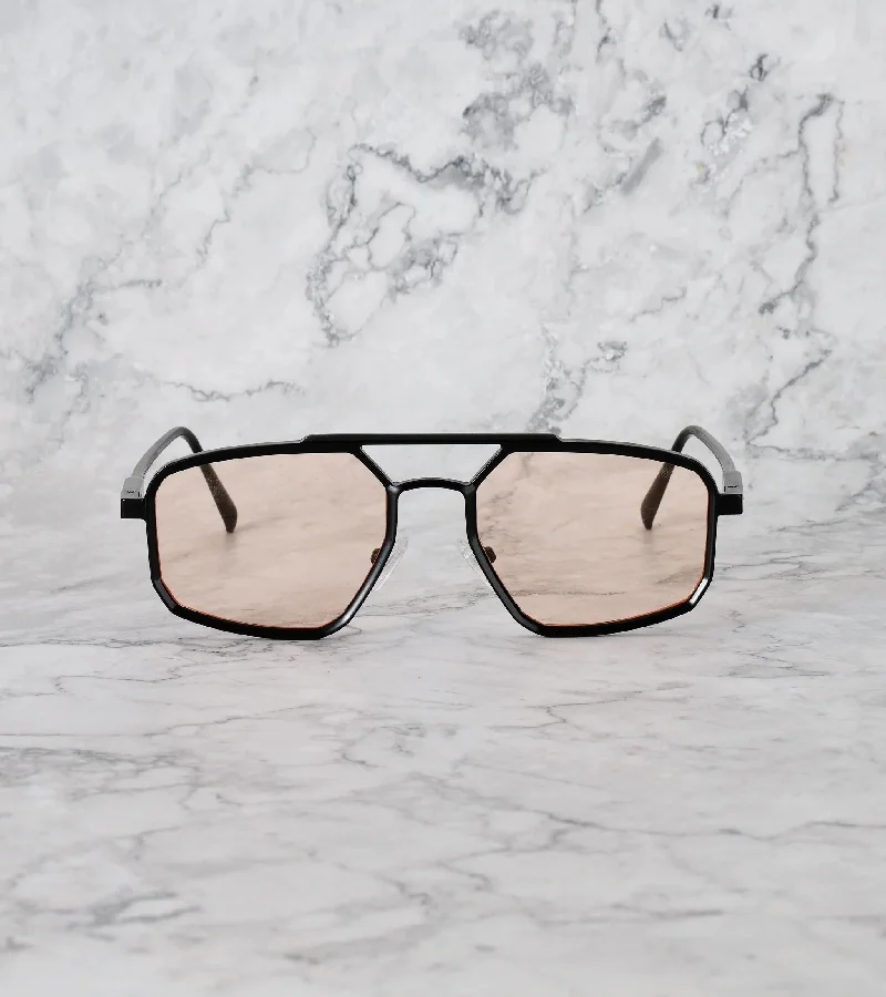 Explicit Poets Explicit Poets Unisex PABLO Black - Peach Stylish Sunglasses, 6EP14