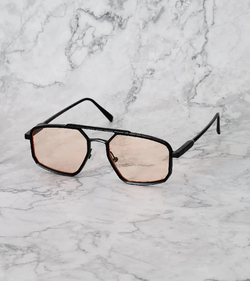 Explicit Poets Explicit Poets Unisex PABLO Black - Peach Stylish Sunglasses, 6EP14