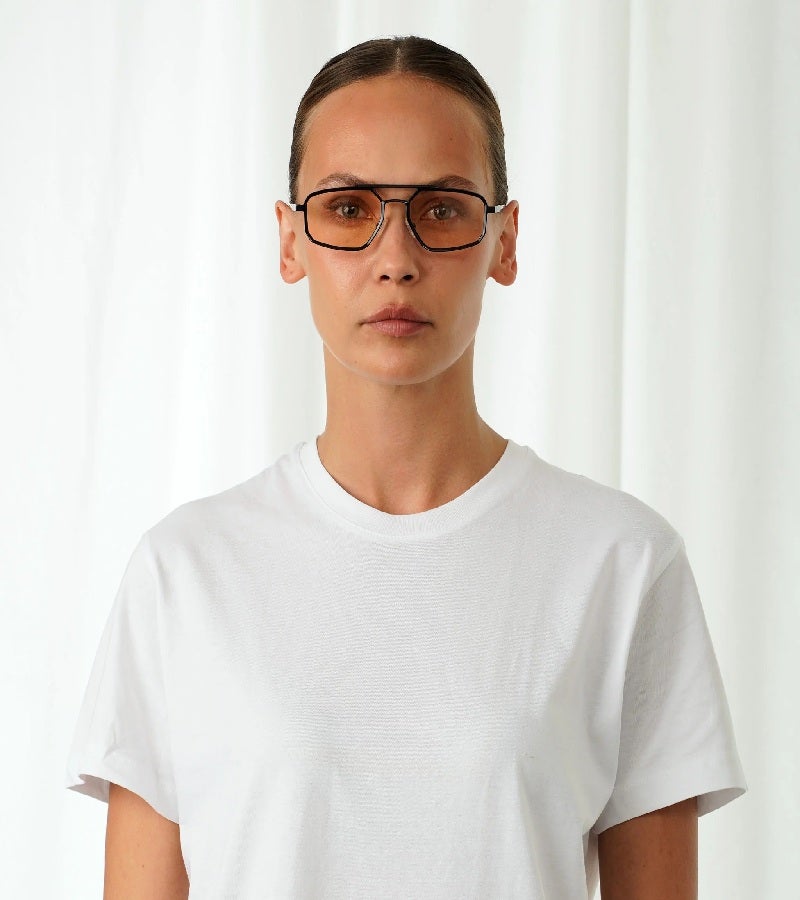 Explicit Poets Unisex PABLO Black - Peach Stylish Sunglasses, 6EP14 - Image 4