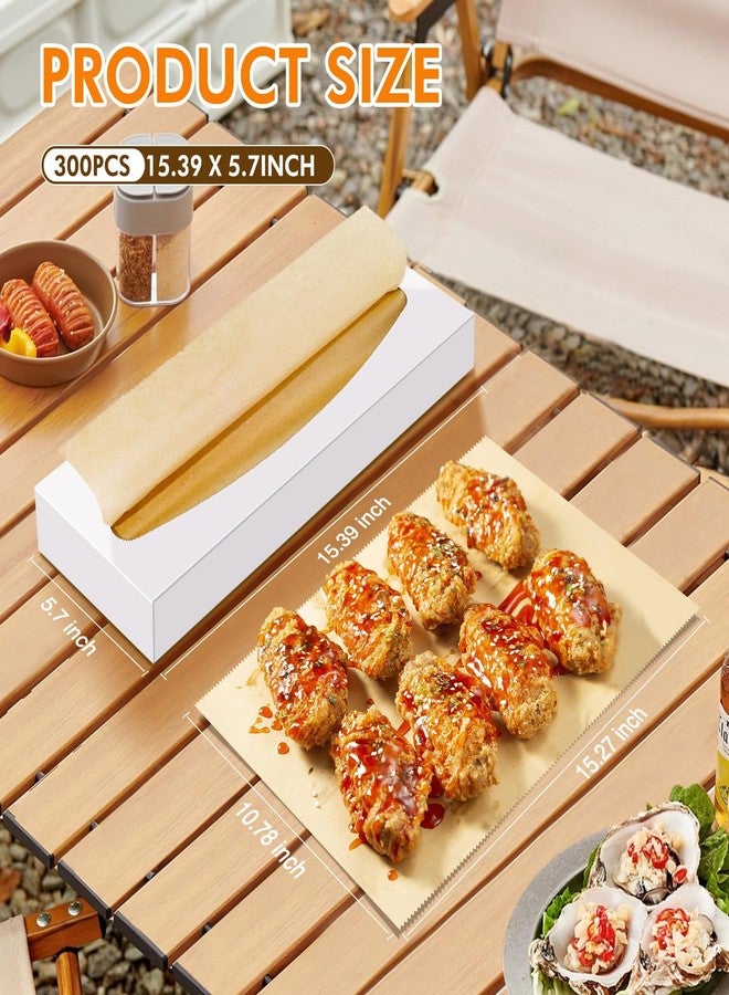 Tchrules 300 Pcs Pop Up Parchment Paper Sheets, Unbleached Pre-Cut Baking Paper Heavy Duty Non-Stick Greaseproof Parchment Paper for Baking Oven Air Fryer Cooking Grilling, 10.7x15 Inch - Image 3