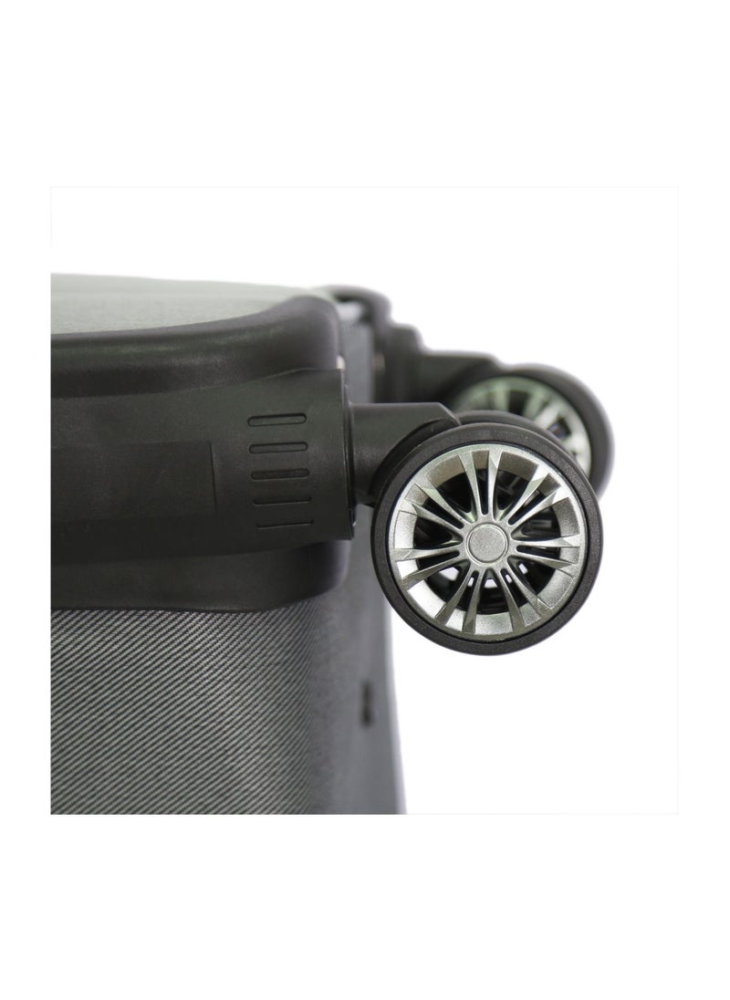 GIORDANO - Giordano Trolley Bags 3 PCS Set Softside Spinners,Grey - Image 1