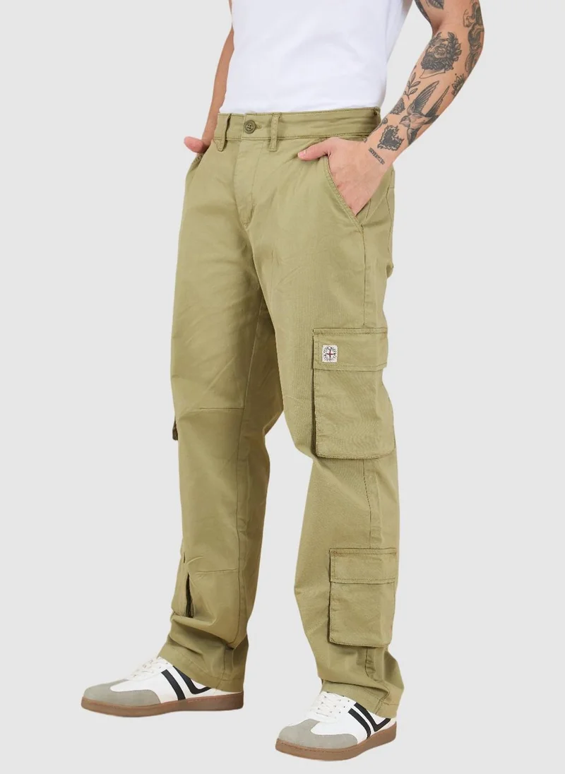 Being Human OLIVE Men Relaxed Loose Fit Cargos Trousers for Men | Best Price UAE
