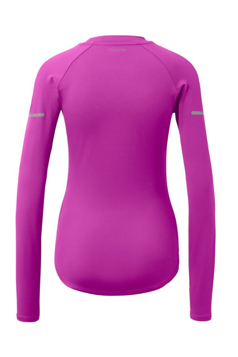 Tchibo Women Sportswear Fit Long Sleeve Training Top, Purple  - Image 3