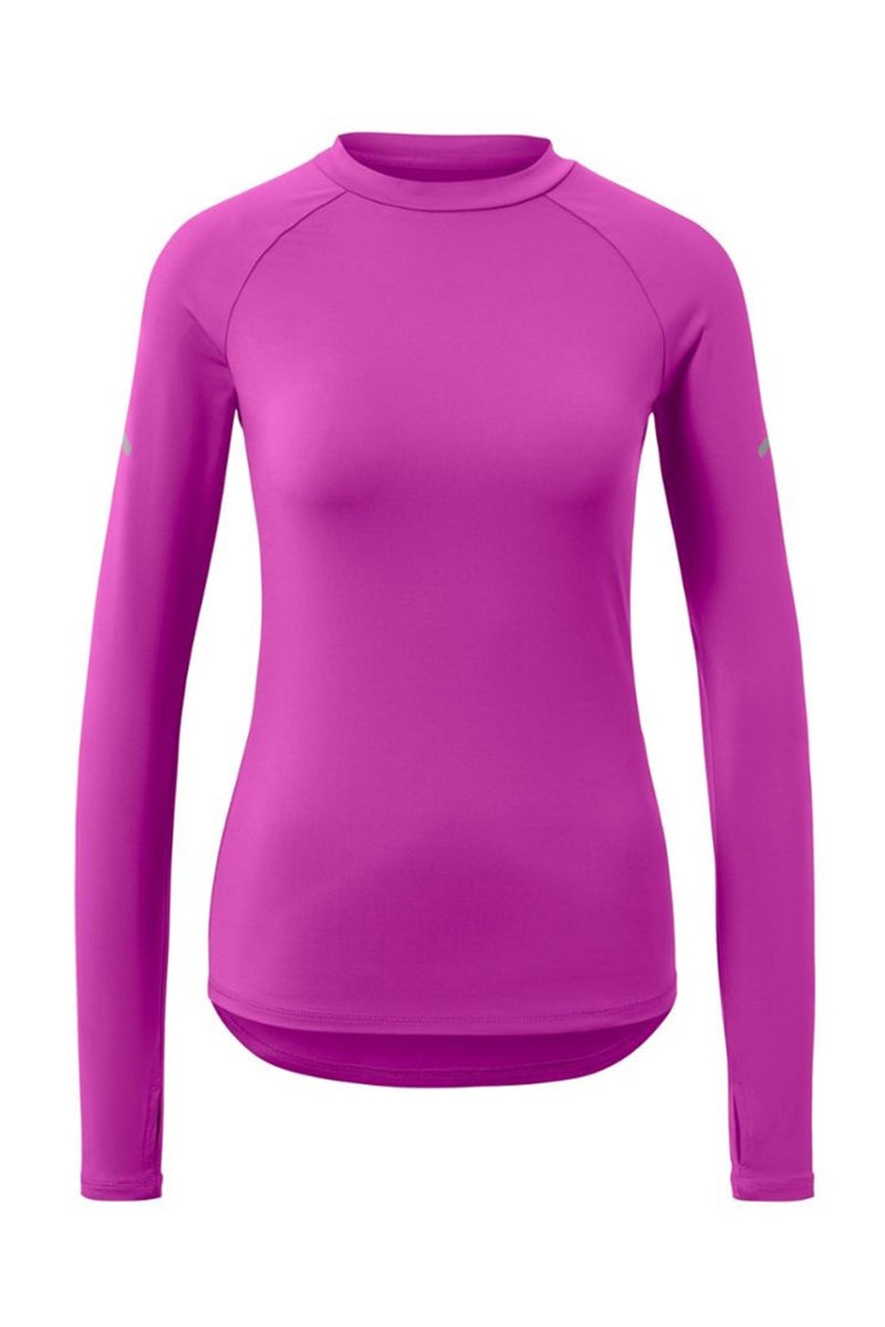 Tchibo Women Sportswear Fit Long Sleeve Training Top, Purple  - Image 2
